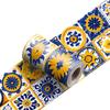 European Style Ceramic Wall Stickers Self-Adhesive Peel & Stick Peel and Stick Tile Waterproof Easy Install Tile Decals