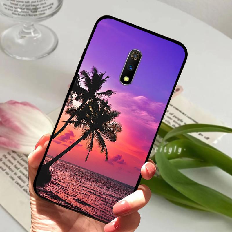 For Realme X Case X 2 XT Animal Cartoon Soft Silicone Funda for Realme XT X2 Pro X  2 Phone Cover RealmeX Realmex2 Black Coque
