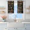 2pcs The Witch's Cabinet Printed Curtain for Home Decor - Rod Pocket Window Treatment for Bedroom   Office   Kitchen   Living Room
