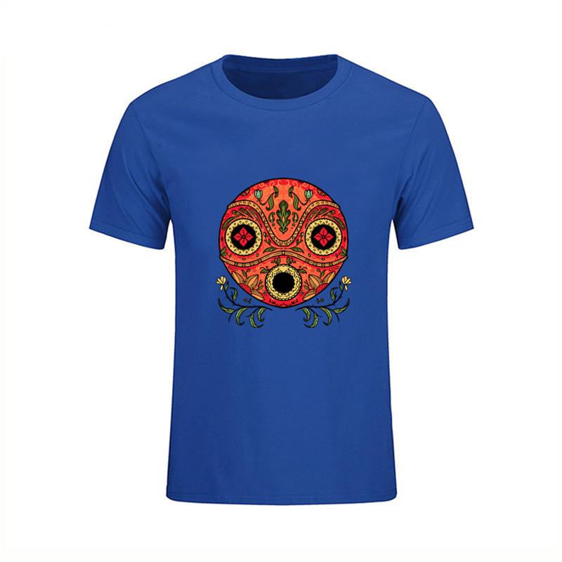 Designer Herren T-Shirt Lustig Dia De Los Mononoke 3D Gedrucktes Männliches Oberteil T-Shirts