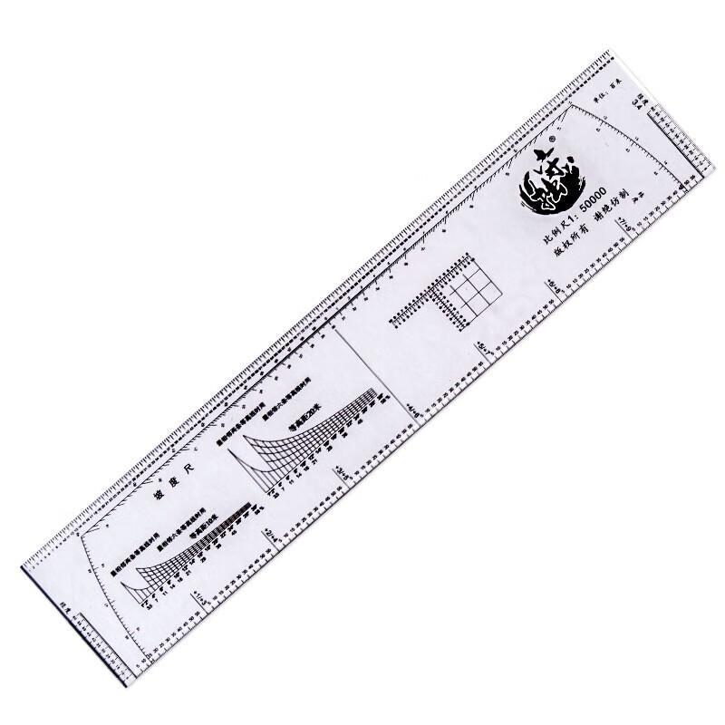 Bingfu 1:50,000 Map Reading & Coordinate Ruler