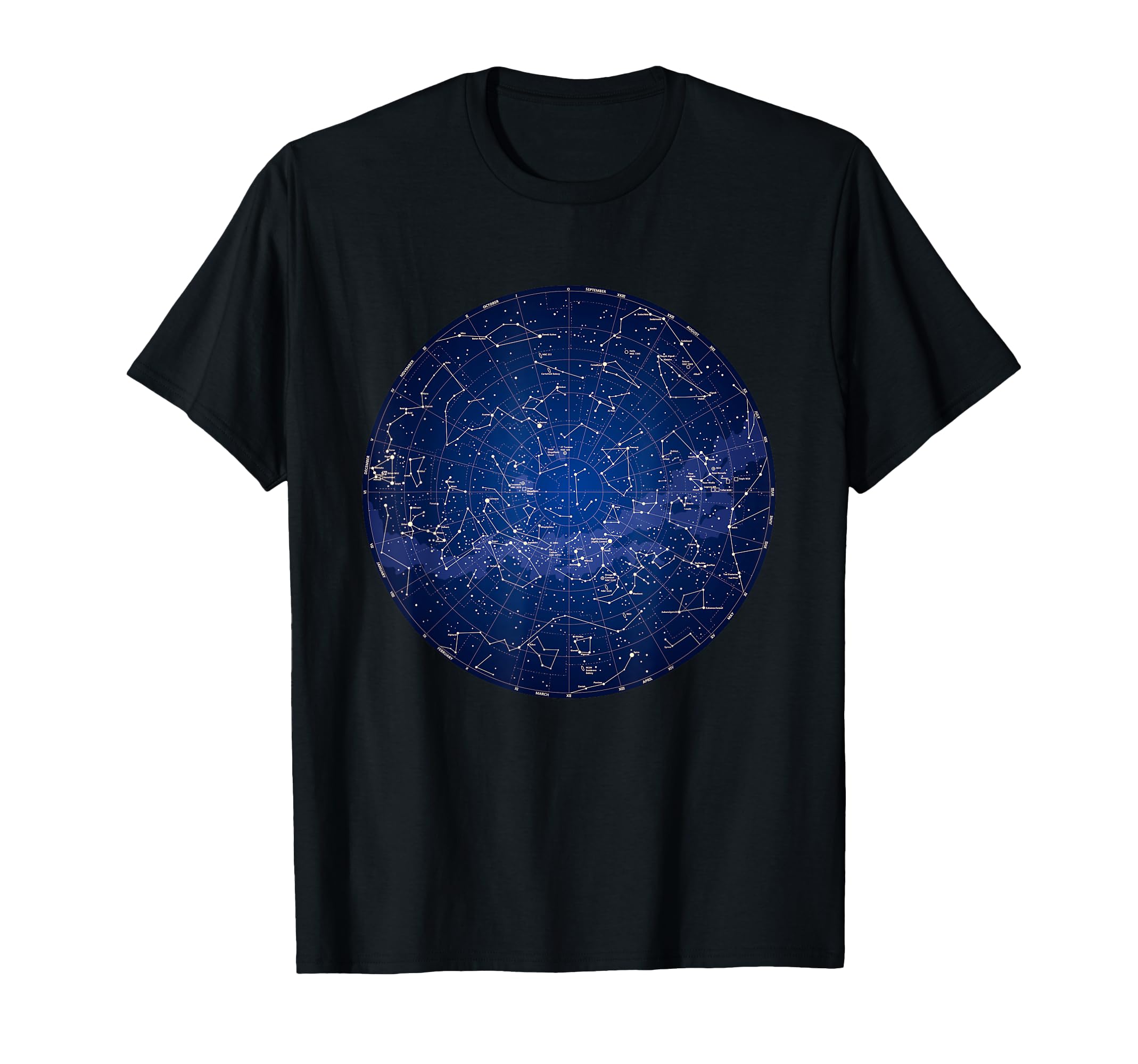 Astronomy constellation map, Cosmos Explorer T-shirt