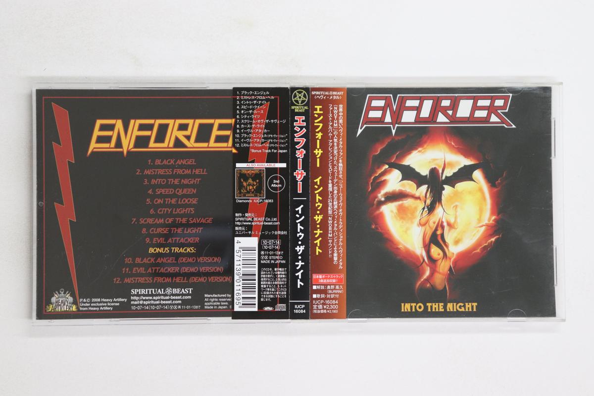 

CD ENFORCER - Into The Night IUCP16084 SPIRITUAL BEAST 2010 Japan Obi Metal Used