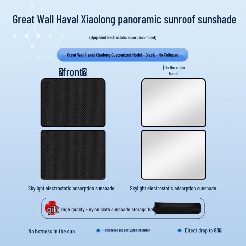 Haval Xiaolong Sunroof Shade: Sun Protection, Heat Insulation & Privacy for 2023 Great Wall Models