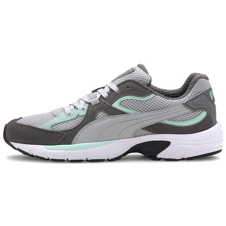 

Puma Axis Plus Lightweight Shock Absorption Slip Resistant Low Top Running Shoes Unisex sneaker Gray Green 370286-11 44