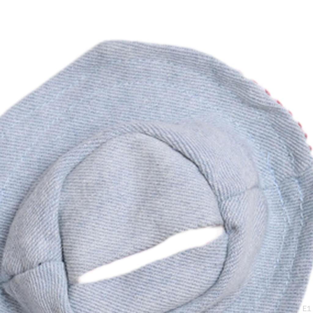 Plush Doll Clothes Soft Clothing for 6.69inch Dolls Girls Boys DIY Gift Blue Hat