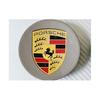 4pcs Porsche Wheel Centre Caps - 76mm - Grey