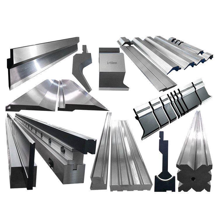 CNC Bending Machine Mold: Upper/Lower Dies, Round Arc & Sharp Bending Blades, Crease-Free Forming, Edge Folding & Flattening Mold