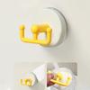 5pcs Vacuum Pressing Suction Cup Hook High Load Capacity No Drill Wall Mounted Hook Plastic Removable Kitchen Hook Dorm Room