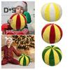 Christmas Pillow Elastic Fully Filling Contrast Color Ball Shape Plush Stuff Toy Sofa Bed Couch Decoration Holiday Office Nap Pillow Car Seat Pillow