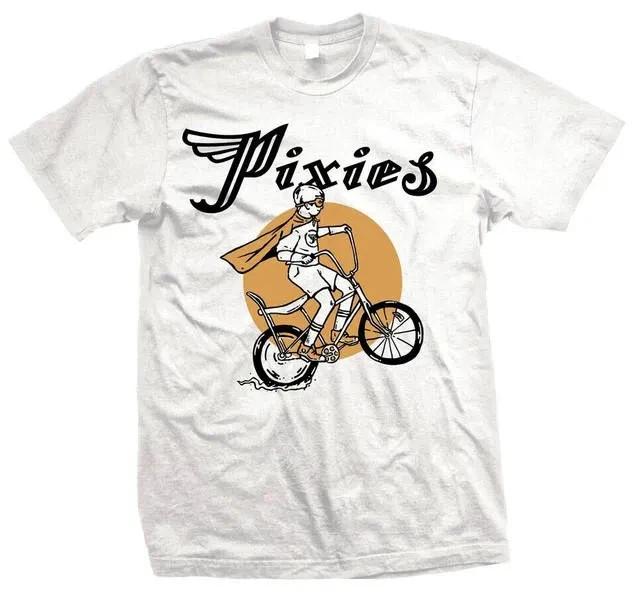 The Pixiee Tony Bike Shirt Premium Soft Cotton White Vintage Retro Band Unisex T-Shirt S