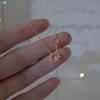 Moon & Star 14K Gold Plated S925 Silver Pendant Necklace