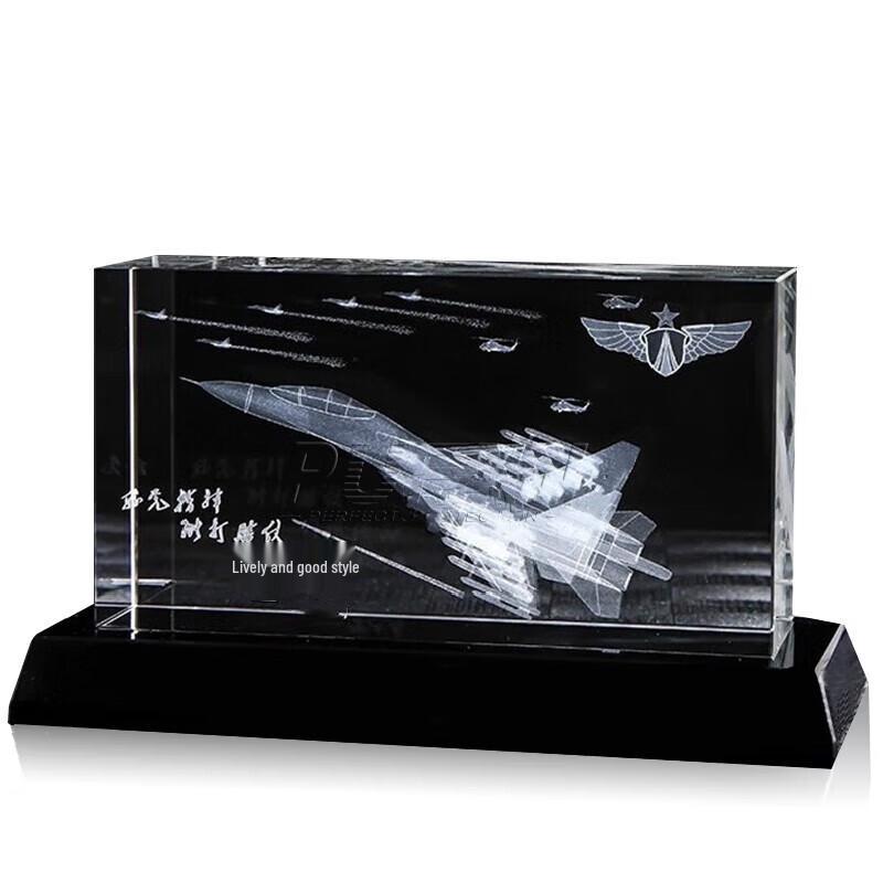 Crystal Inner Carving Retirement Souvenir