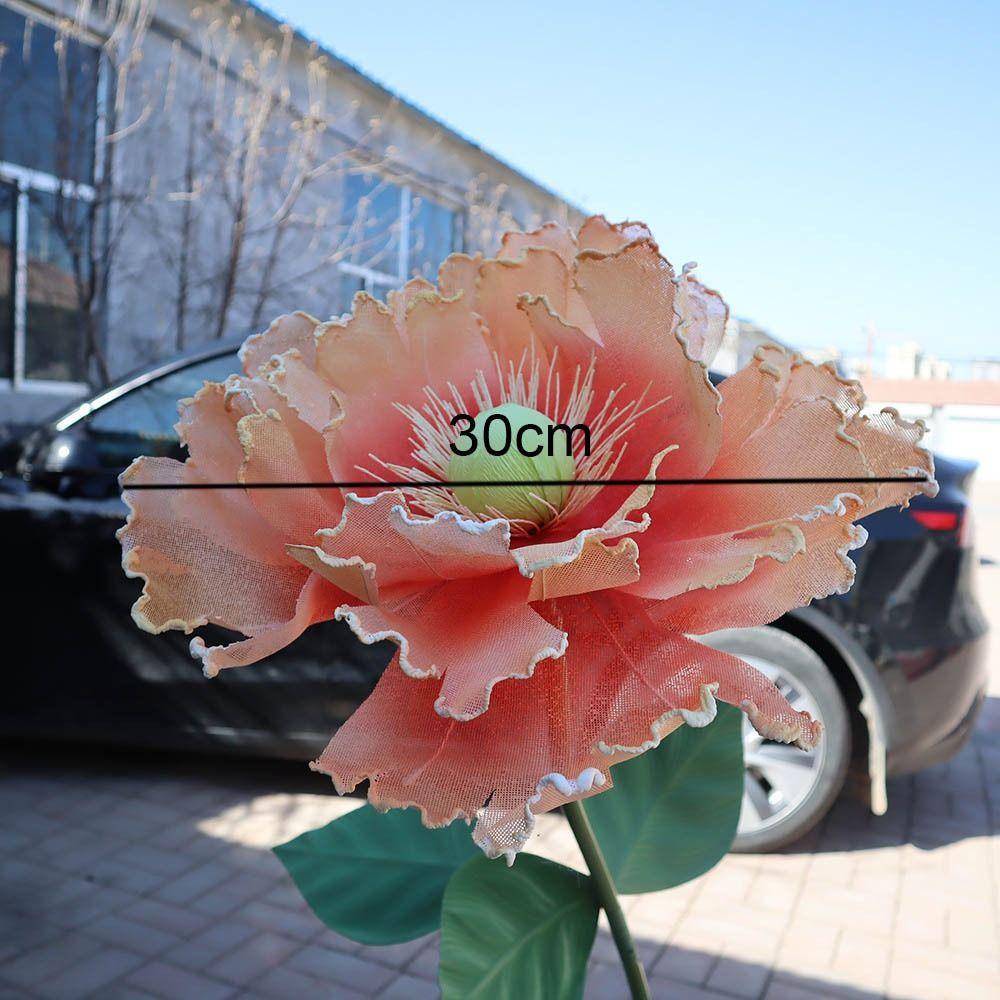 3D Big Simulation Flower 30cm Artificial Flowers Window Display Fake Flower  Wedding