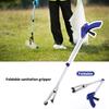 Herramienta Plegable Pinza Recogedora Para Personas Mayores y Embarazadas Con Ventosa Mandíbula Antideslizante Resistente Para Recoger Basura