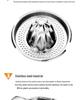 304 Stainless Steel Thickened Hand-Press Juicer for Lemons and Oranges with Customizable Logo