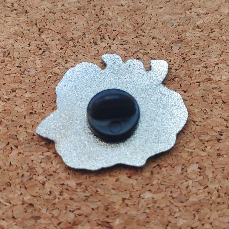 White Vulpix Anime Brooch For Backpacks Enamel Pin Metal Brooch Pin For Women Badges Pin Brooches Jewelry Accessories