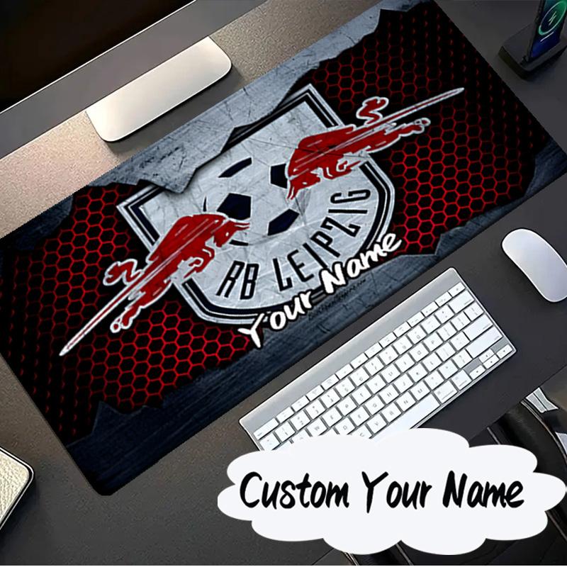 Custom Name Mouse pad Leipzig Soccer Crest Mouse pad, Gaming Mouse Pad, keyboard pad, Desk Decor for computer notebook Fan Birthday Gift