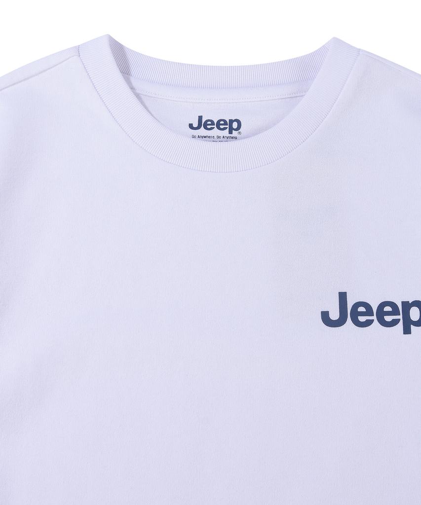 JEEP Heavy Cotton Small Logo Short Sleeve T-Shirt (Jr5Tsu192Wh)