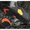Fashion Wide Toe Barefoot Shoes for Unisex Artificial Leather Outdoor Walking Sneakers Zero Drop Minimalist Elastic Anti Slip Wear-resis