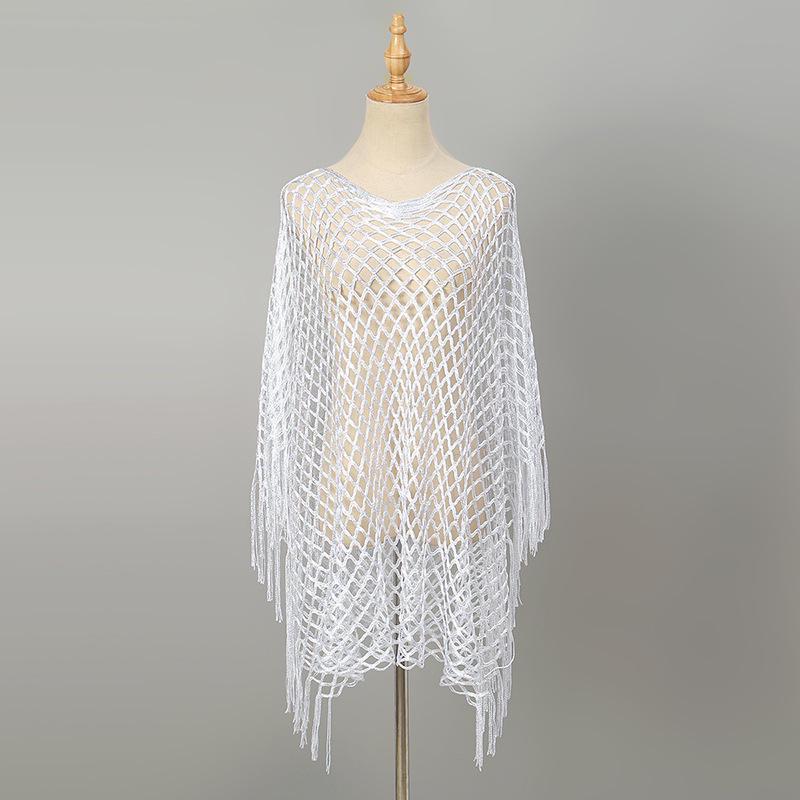 European Style Tassel Shawl Beach Cover-Up for Women