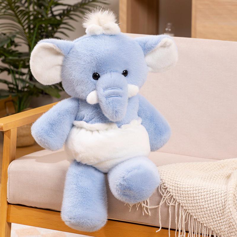 Authentic Benny the Fox Plush Toy - Elephant Comfort Doll & Animal Birthday Gift