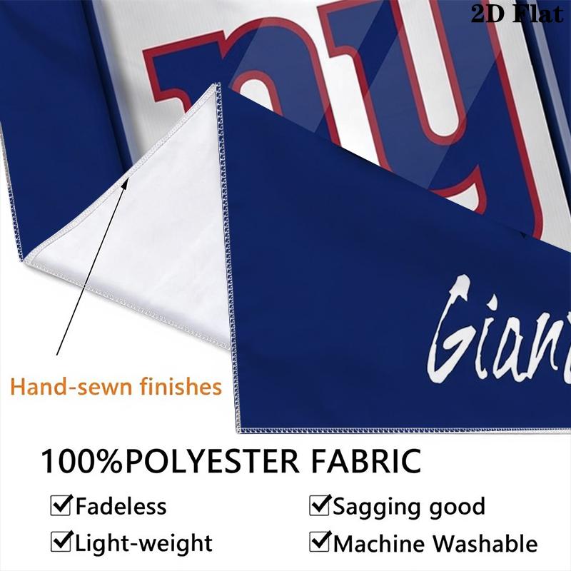 New York Giants Wall Tapestry Aesthetic Wall Hanging Printed Fabric Blanket Decorative Tapestries for Bedroom Living Room Home Decor