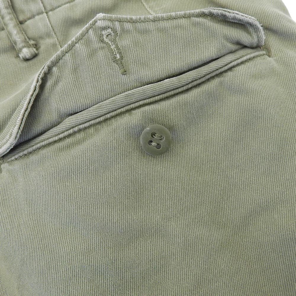 RRL Men's Khaki Button Fly Patch Denim Pants, Size 32/32 Bottoms 32/32 khakiUsed