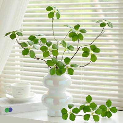 Artificial Leaf Plants Realistic Looking No Watering Required Clear Texture Easy Maintenance Simulation Green Plants
