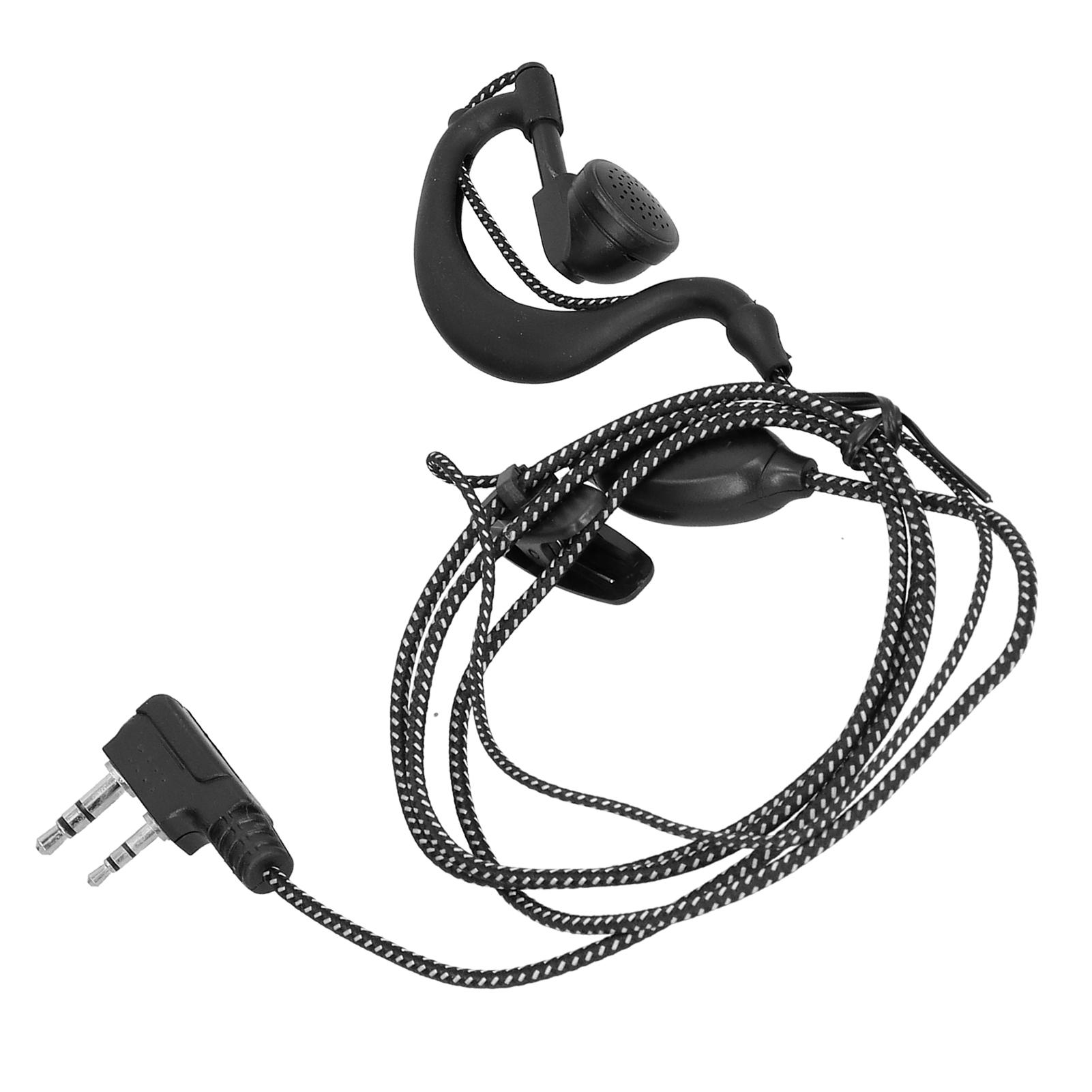 

Walkie Talkie Earpiece with Thick String Braided Wire Earplug for Baofeng BF‑6 7 8s Uv5r