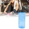 1500ml Sports Water Bottle Food Grade PC with Drinking Water Scale Fitness Jug for Gym Cycling Running