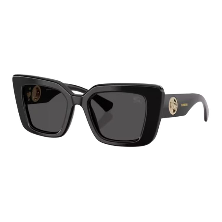 

Burberry Personality Frame Acetate Square Sunglasses Unisex sunglasses Black BE4476F-300187 Eyeglass Case+Box (White/Brown Edition Random)
