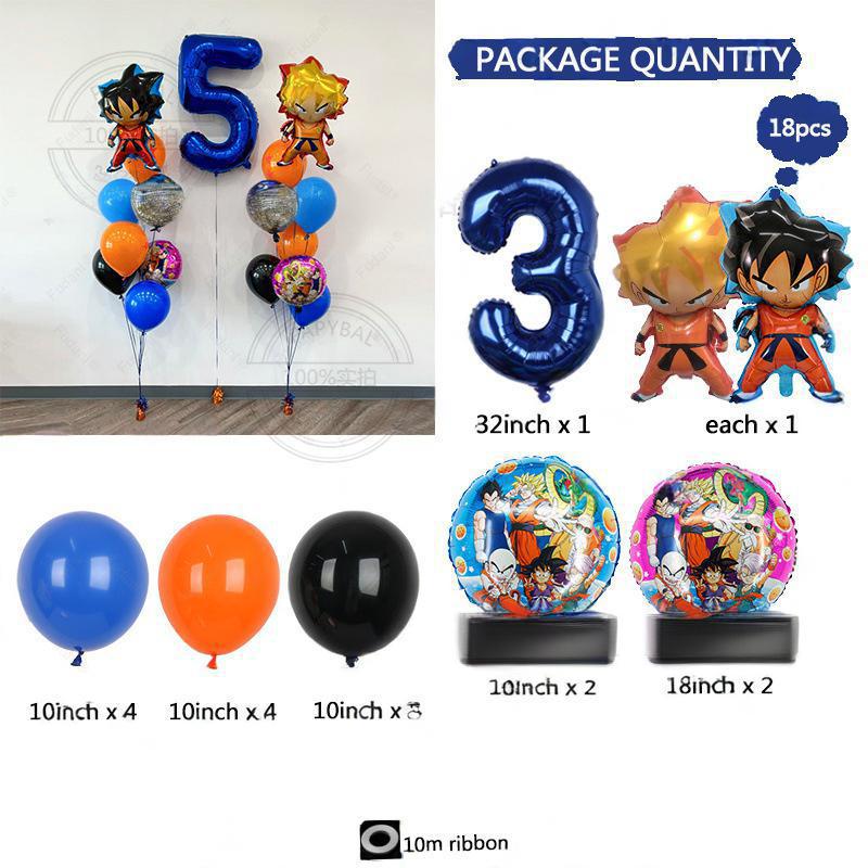 Animation Theme Character Aluminum Film Latex Lift-Off Balloon Set Boy Birthday Arrangement