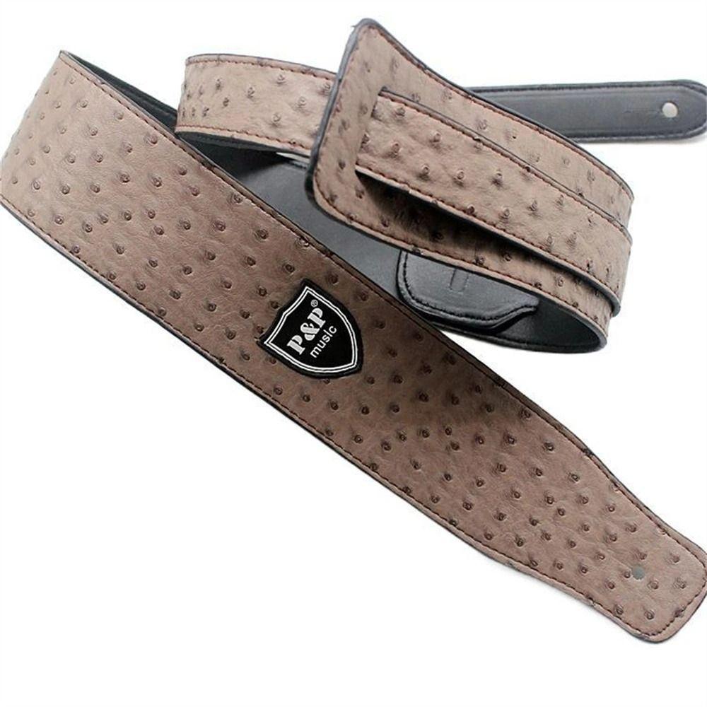 Adjustable Guitar Strap PU Leather Acoustic Guitar Strap Electric Guitar Strap  for Folk Guitar