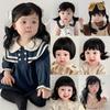 Newborn Baby Headwear Fluffy Toddler Neat Bang Long Straight Hair Baby Hair Wig Short Bob Wig
