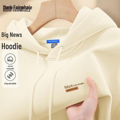 Mark Fairwhale Men's Loose Fit Hooded Pullover