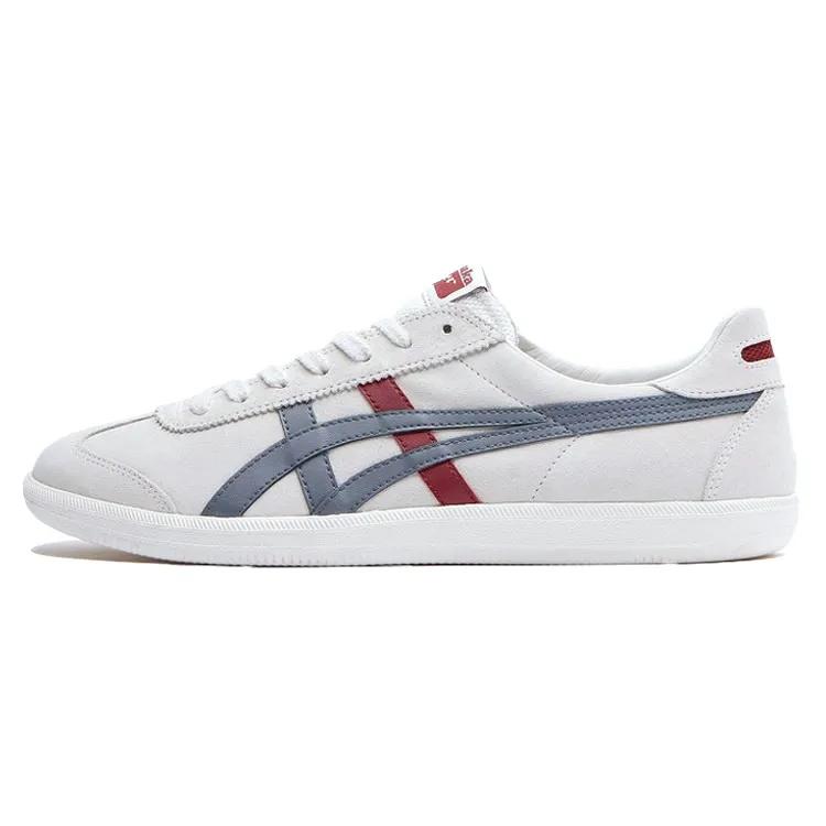 ONITSUKA TIGER Tokuten Slip Resistant , Lightweight , Breathable Low Top Skateboard Shoes Unisex Red Gray (Unisex) Skate Shoes