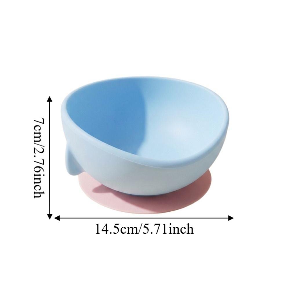 Creative Silicone Suction Cup Pet Bowl Stable Soft Slow Food Bowl Anti-spill Food-grade Cat Food Water Bowl For Cats