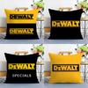 Tool Box D-DeWalt Pillow Case Plush Fabric Soft Double Sided Print Sofa Cushion Cover Throw Pillow Covers