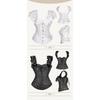 Women Double Strap Push Up Bustier Tummy Control Waist Trainer Body Shaping Corset Shapewear