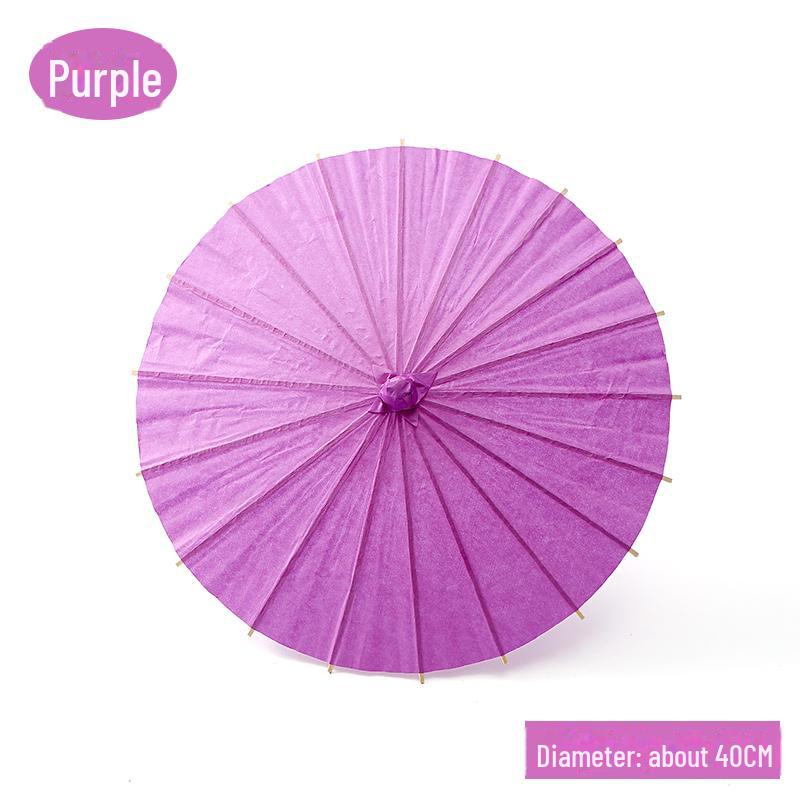 DIY Handbemalter weißer Papierschirm für Kinder – Chinesischer antiker Stil, Bastelaktivität für den Kindergarten