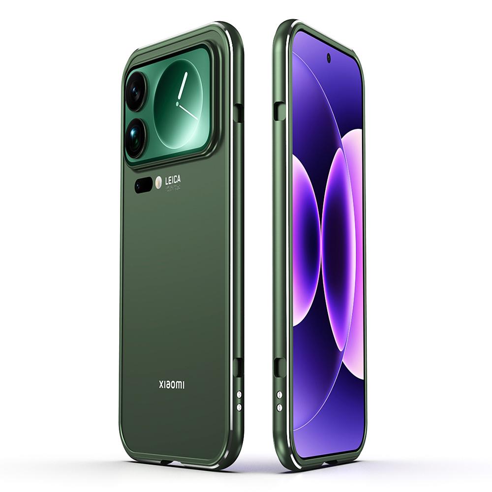 For Xiaomi 17 Pro Bumper Case Lens Protector Dual Color Metal Frame Phone Cover with Screw Lock