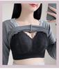 Plus Size Wireless Push-Up Side Support Bra for Large Busts