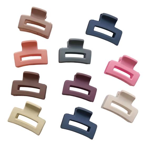 

30/50Pcs Girl Hair Claw Pure Color Anti-slip Teeth Small Gripper Portable Lightweight Back Head Hair Clip Hair Accessories 30PCS