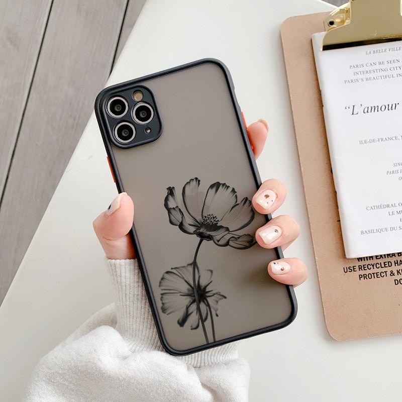 Simple daisy flower Phone Case For iPhone 15 13 12 11 Pro Max 16 14 Plus 12 13 Mini XS X XR 7 8 Plus SE2 Shockproof Back Covers