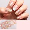 Tiras de Gel para Unhas com Lixa Fácil de Aplicar Remover Autocolante de Unha Decalque Mulheres Manicure em Casa Esmalte DIY Envoltório de Unha