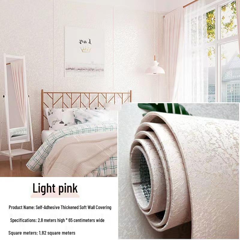 Thickened Self-Adhesive Diatom Mud Wall Sticker for Bedroom & Living Room