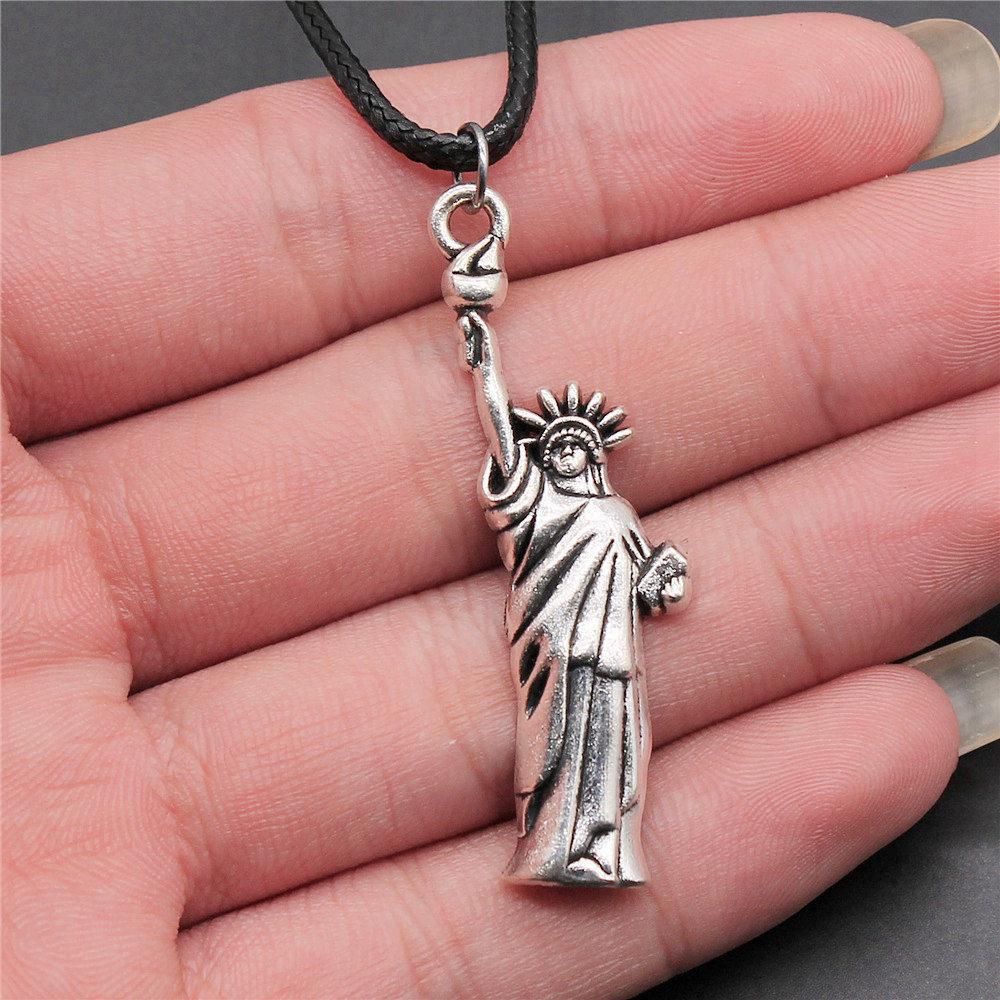 45cm Necklace Leather Chain Big Chief Pharaoh Buddhism Minimalist Jewelry Components QN015