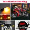 Motorcycle LED Turn Signal Light For HONDA CB500X CB500F CBR 600RR 650F CB650F CRF250L CRF300L NC 700 8MM Moto Indicator Lamp
