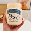 Birthday Gift for Girls Cartoon Puppy Small Gift with Lid Ceramic Cup High Temperature Resistance Cute Mug Set Cup